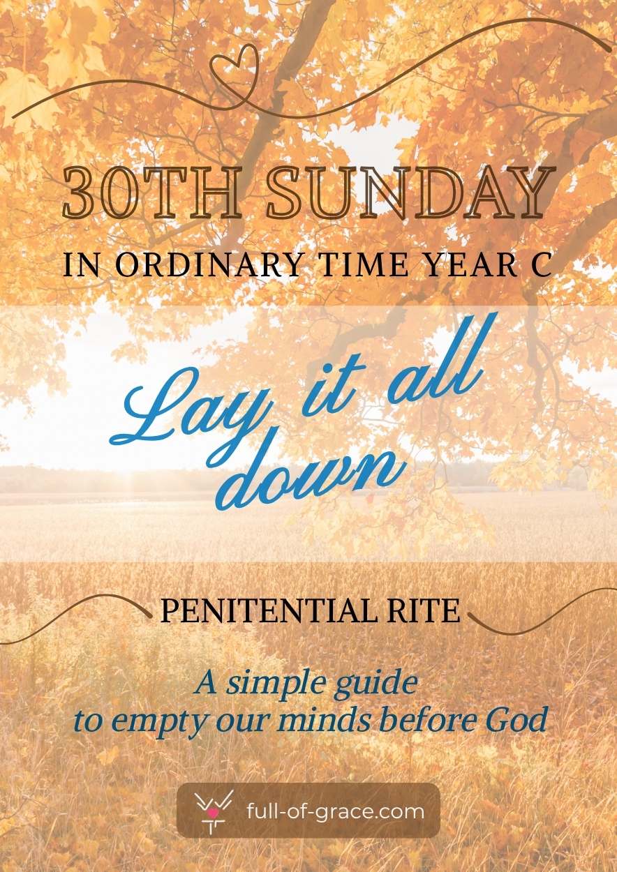 PENITENTIAL RITE: Two Bags & Laying All Down