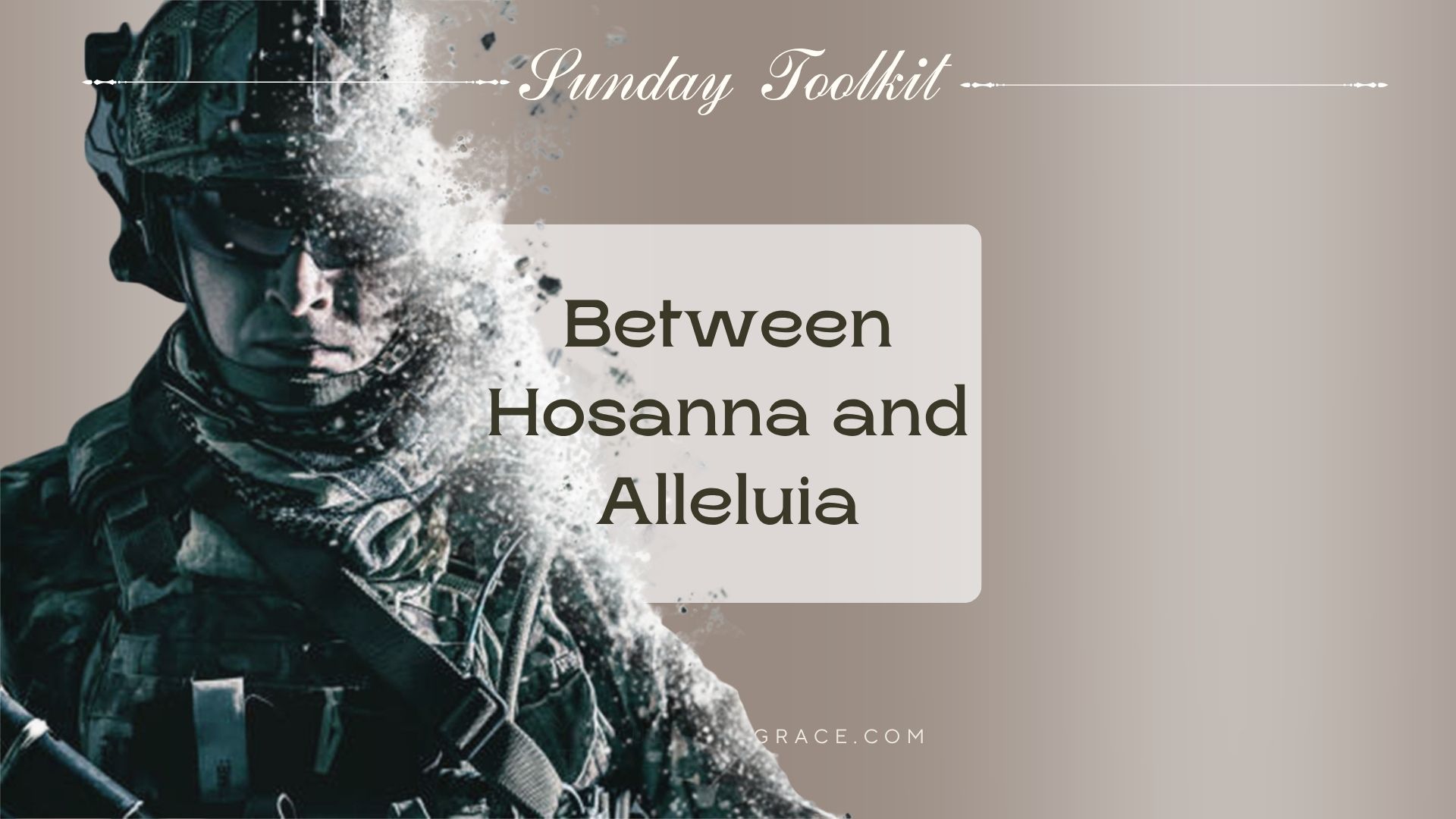 Between Hosanna and Alleluia: A different kind of Holy Week resource