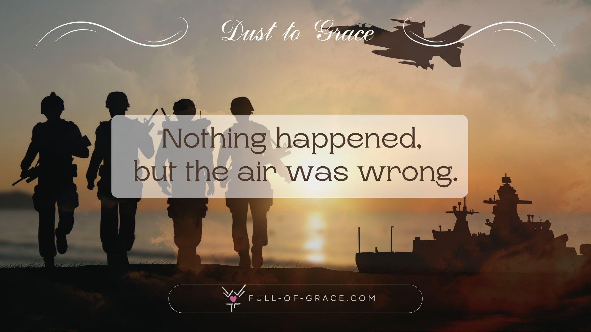 Nothing Happened, but The Air Was Wrong: Palm Sunday